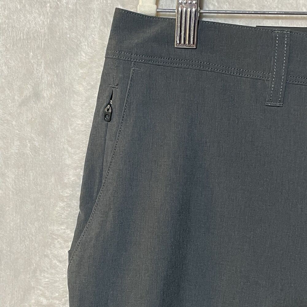 7 Diamonds Aeroplane Hybrid Stretch Performance 10” Chino Shorts Men’s 36 Gray - Picture 4 of 16